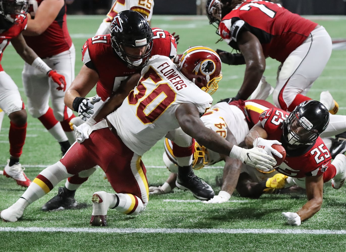 Photos: Falcons host Redskins in exhibition