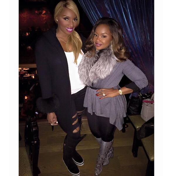 Phaedra Parks came to support NeNe Leakes on Broadway. "Fun times with Mrs Thang hunni," NeNe posted with this fun photo!