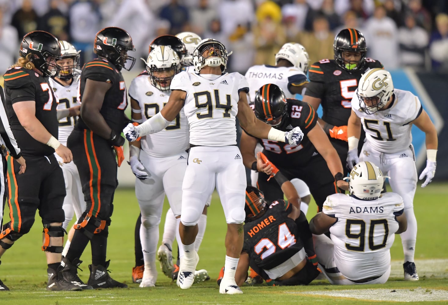 Photos: Georgia Tech seeks win over Miami, Mark Richt