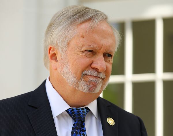 Brooks A. Keel, President of Georgia Southern University, said becoming president of Georgia Regents University "would be a unique opportunity to return to both of my alma maters that now comprise GRU.Curtis Compton / ccompton@ajc.com