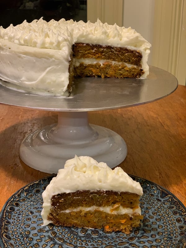 Carrot cake from Mercer Street Meals. (Courtesy of Mercer Street Meals)