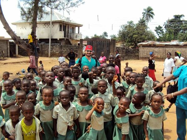 Dr. Zachary Cohen while volunteering for medical mission work in Nigeria. Photo courtesy of Zachary Cohen