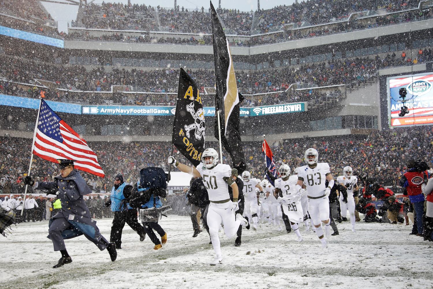 Photos: Army and Navy battle in the snow