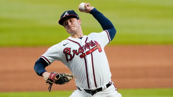 Atlanta Braves' rookie starting pitcher Tucker Davidson, makes his major league debut against the Boston Red Sox Saturday, Sept. 26, 2020, at Truist Park in Atlanta. (John Bazemore/AP)