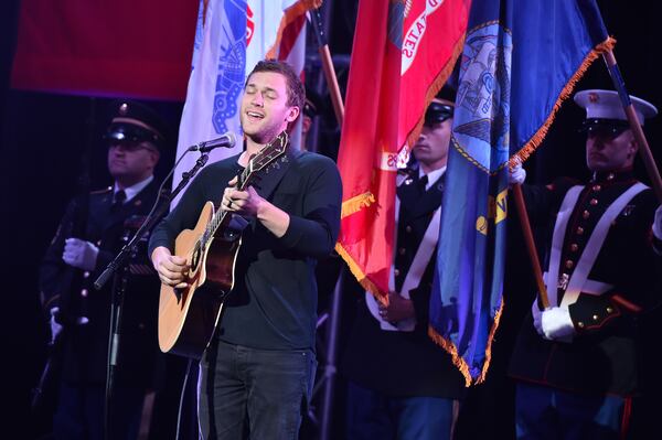 NEW YORK, NY - NOVEMBER 01: Recording artist Phillip Phillips performs on stage during 10th Annual Stand Up For Heroes at The Theater at Madison Square Garden on November 1, 2016 in New York City. (Photo by Theo Wargo/Getty Images)