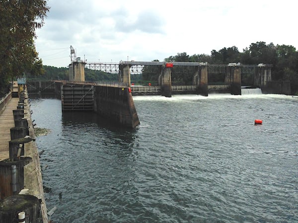 New Savannah Bluff Lock and Dam below Augusta was built in 1937.