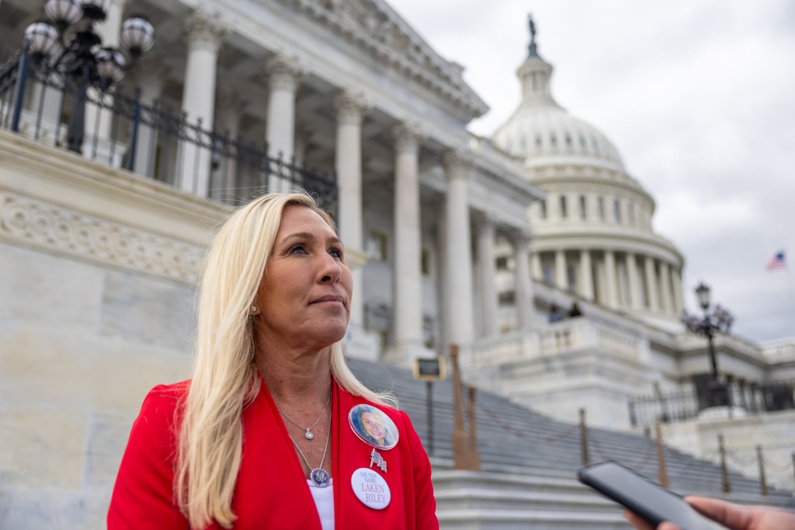 U.S. Rep. Marjorie Taylor Green of Rome, Ga., continues to criticize House Speaker Mike Johnson, a fellow Republican.