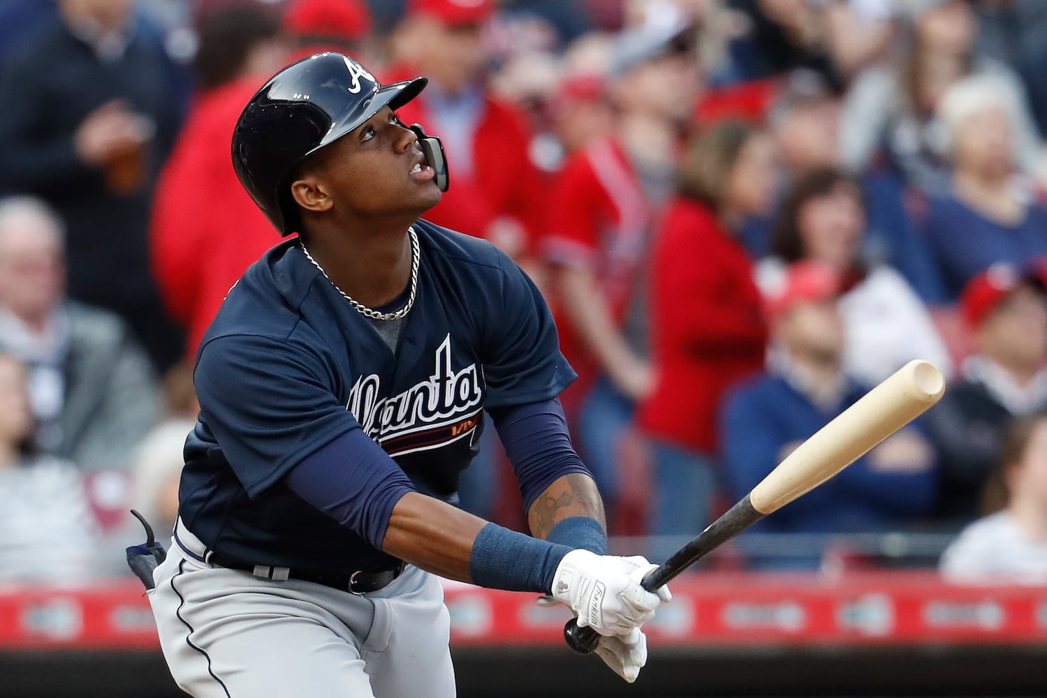 Photos: Ronald Acuna makes debut with Braves