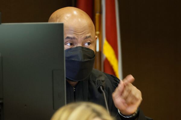 Fulton County Superior Court Chief Judge Ural Glanville speaks during jury selection on Feb. 13, 2023.  
File photo. 
Miguel Martinez / miguel.martinezjimenez@ajc.com 