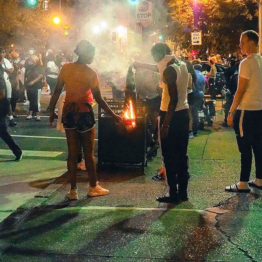 PHOTOS: 7 shot in Louisville during protests of police shooting case