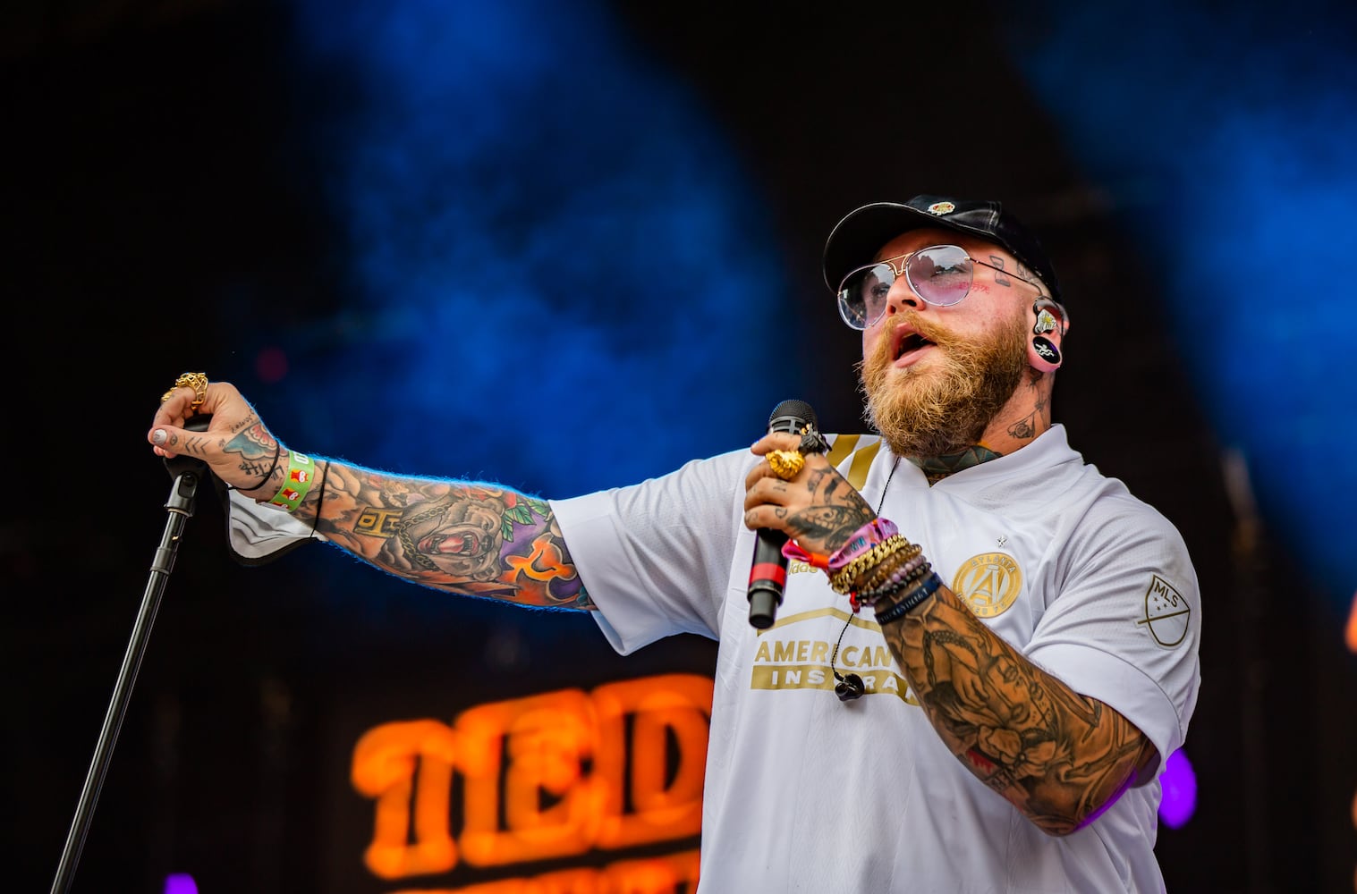 Teddy Swims performs at Music Midtown on Saturday, September 18, 2021, in Piedmont Park. (Photo: Ryan Fleisher for The Atlanta Journal-Constitution)