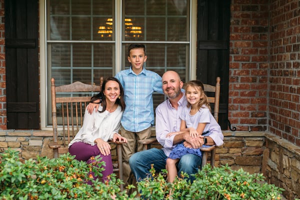 Katie and Ben Longmire and their children, Wyatt, 11 and Neely 7.