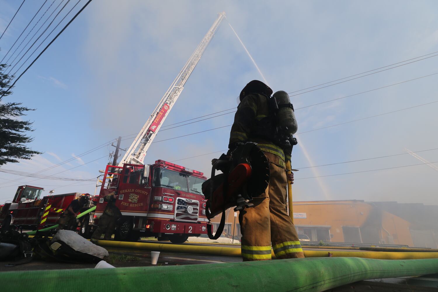 Fire at DeKalb County business