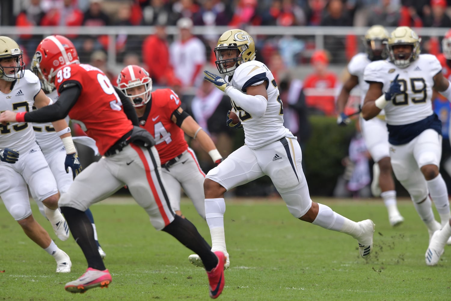 Photos: State rivals Tech, Georgia square off