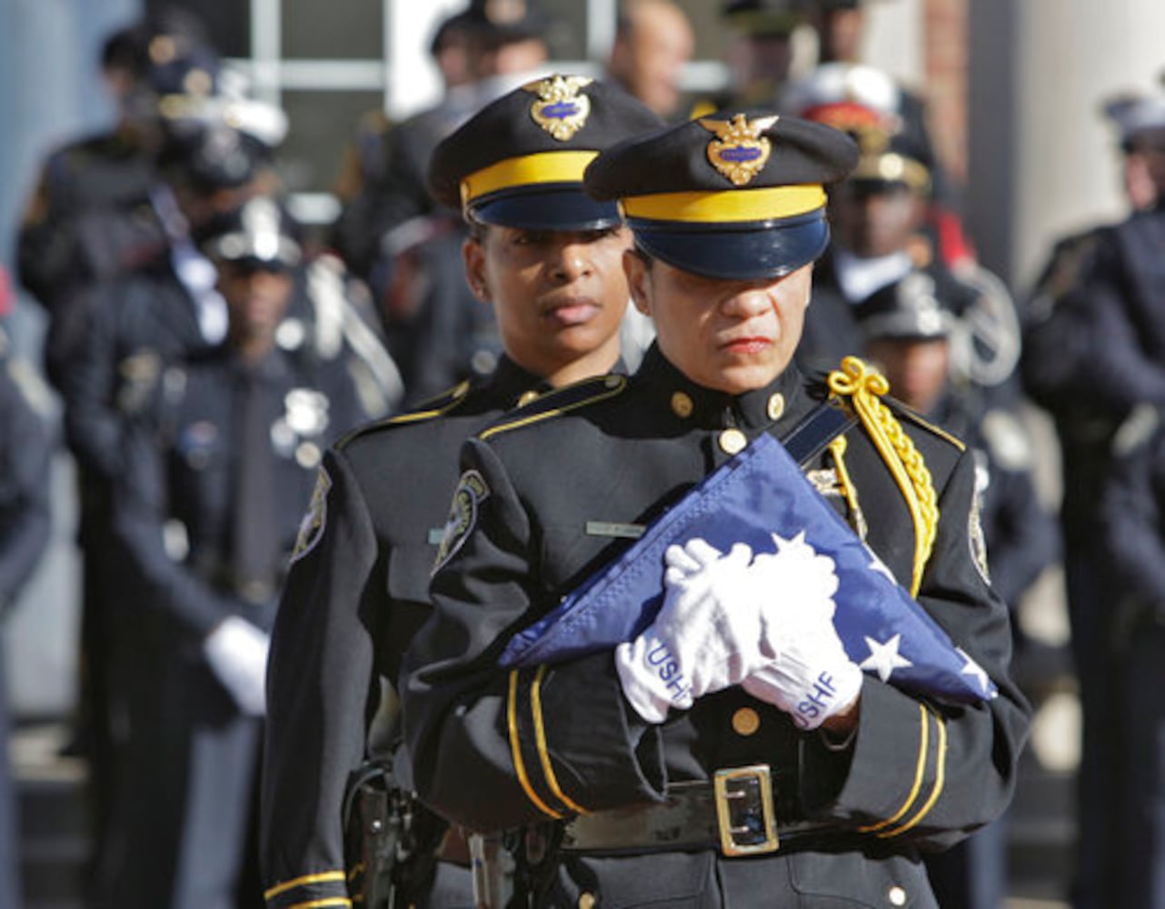 Funeral for Atlanta Police Officer Gail Thomas