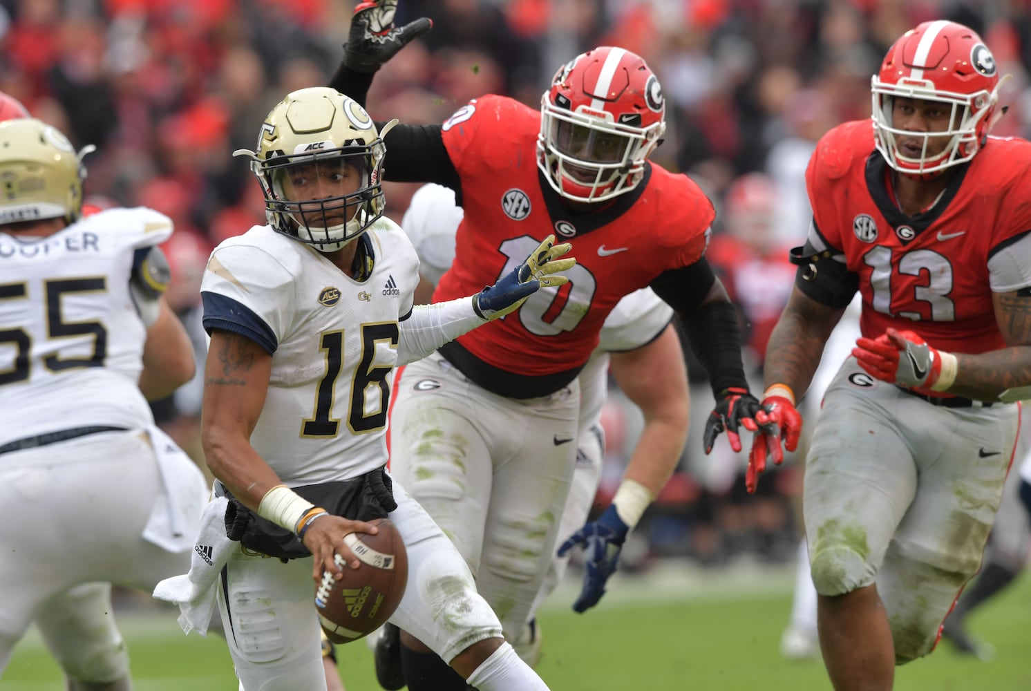 Photos: Bulldogs rout Georgia Tech, improve to 11-1