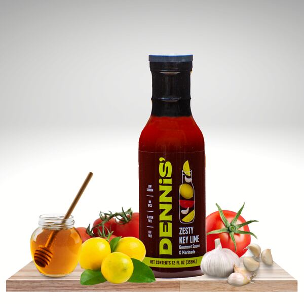 Dennis’ Zesty Key Lime Gourmet Sauce & Marinade from Reva Foods. Courtesy of Reva Foods