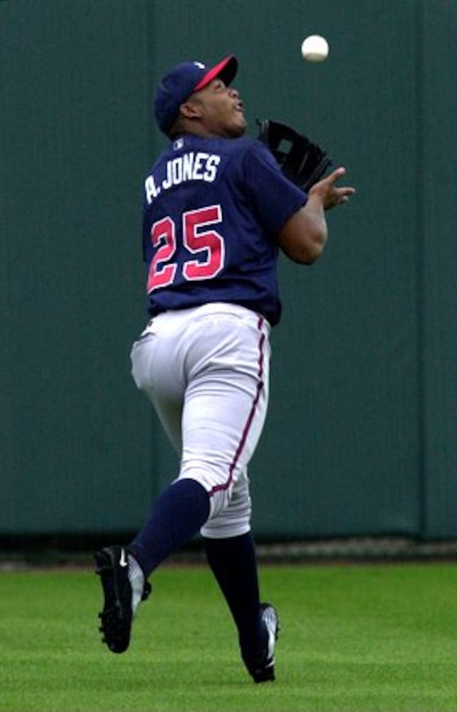 Andruw Jones' career as a Brave