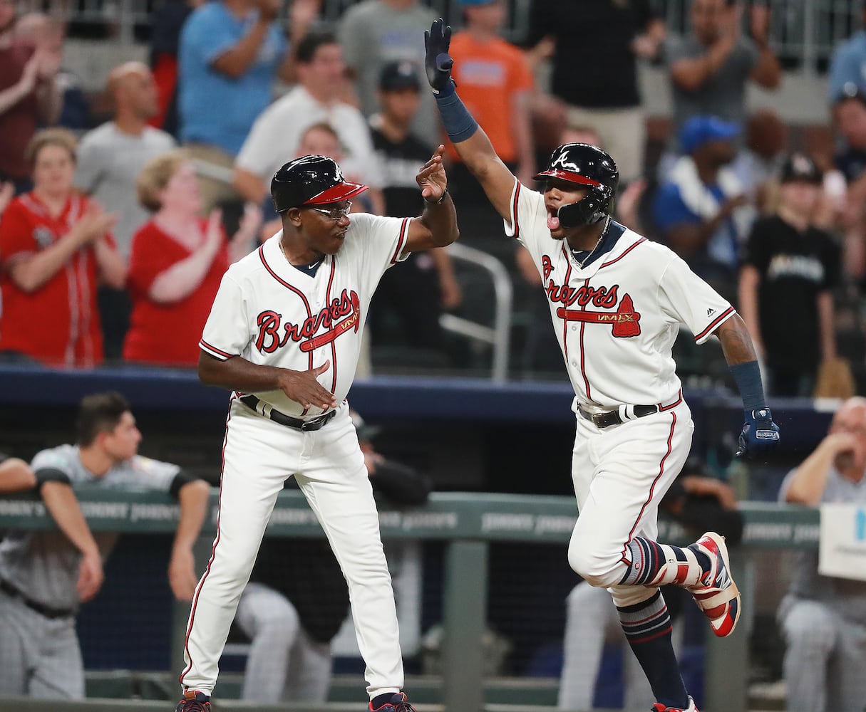 Photos: Two more home runs for Ronald Acuna