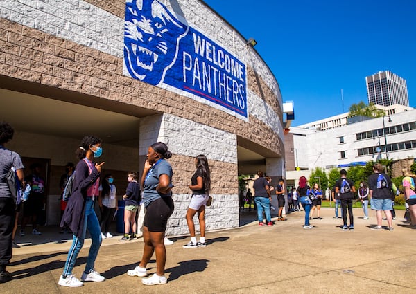 Georgia State University holds orientation for more than 150 incoming students on Wed., June 23, 2021. The school has more than 52,000 students, the largest enrollment of any college or university in Georgia.  (Jenni Girtman for The Atlanta Journal-Constitution)