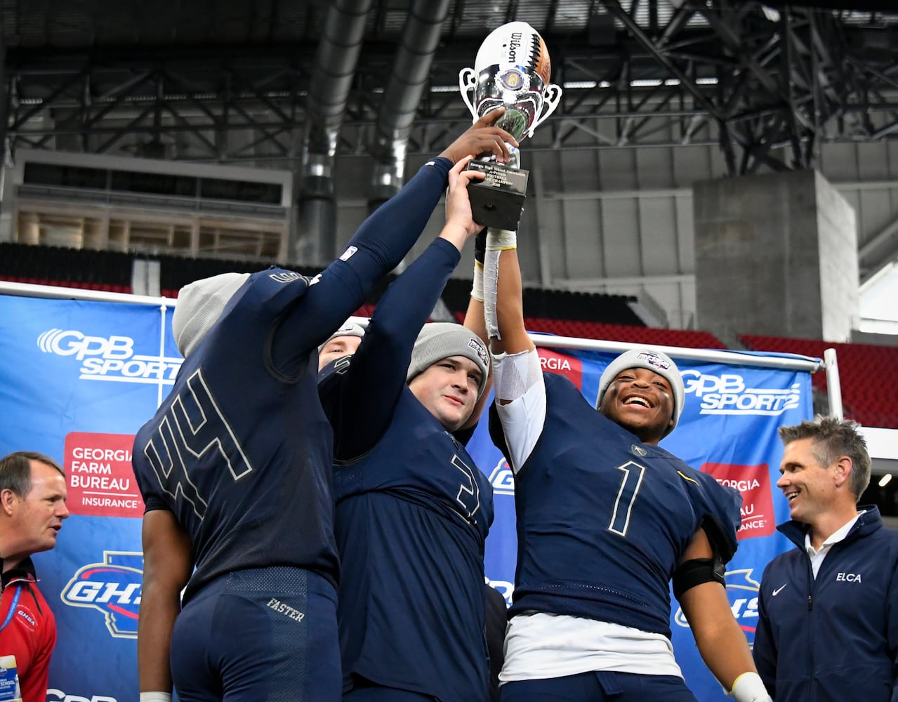 Photos: Day 2 of HS state title games at Mercedes-Benz Stadium