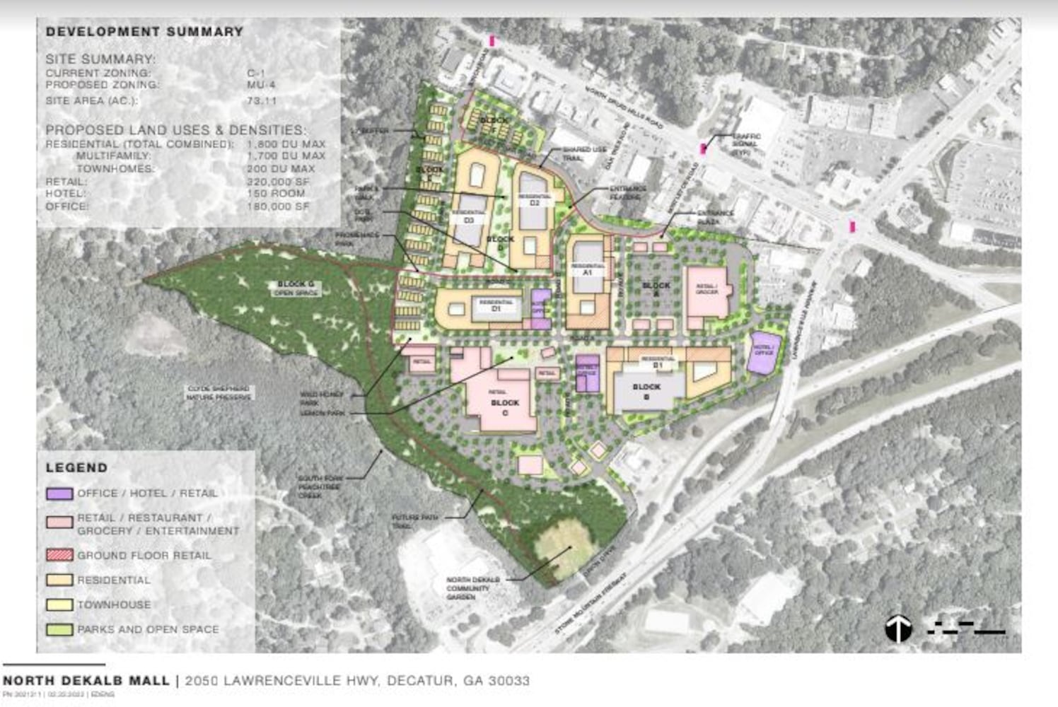 North DeKalb Mall Map