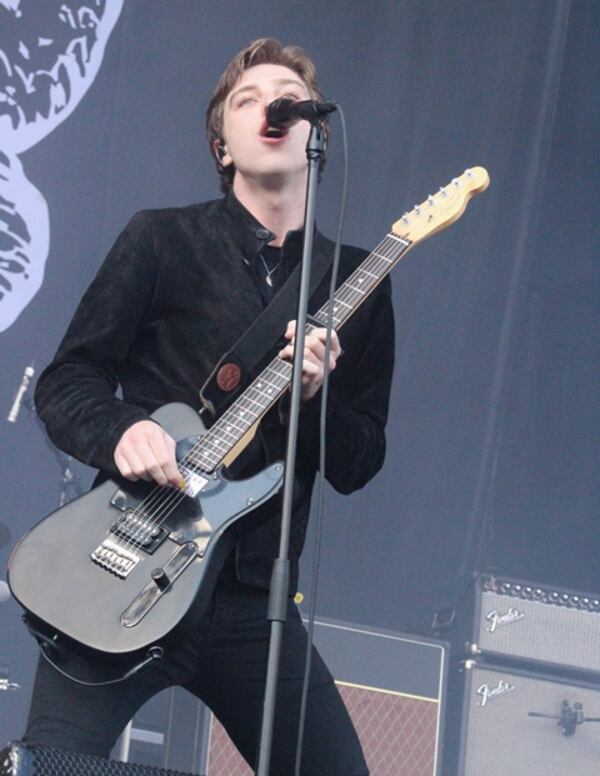  Catfish and the Bottlemen singer Van McCann made the girls very happy. Photo: Melissa Ruggieri/AJC