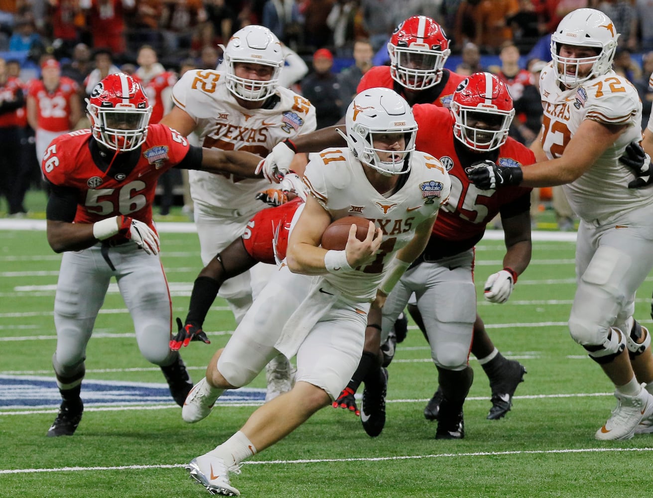 Photos: Georgia manhandled by Texas in the Sugar Bowl