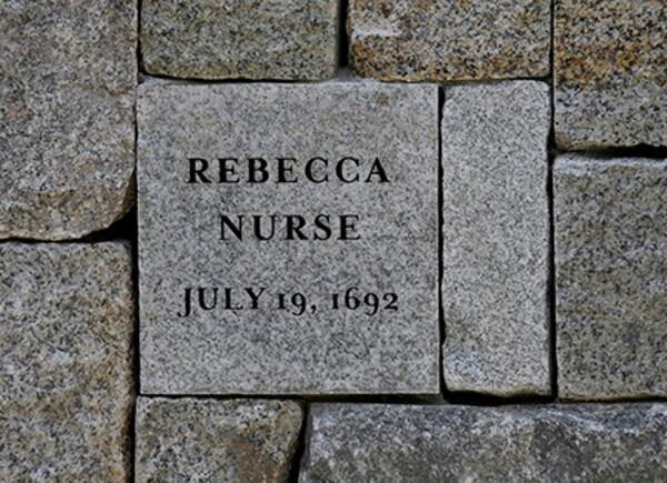 Rebecca Nurse was one of five women hanged as witches 325 years ago at Proctor's Ledge during the Salem witch trials.