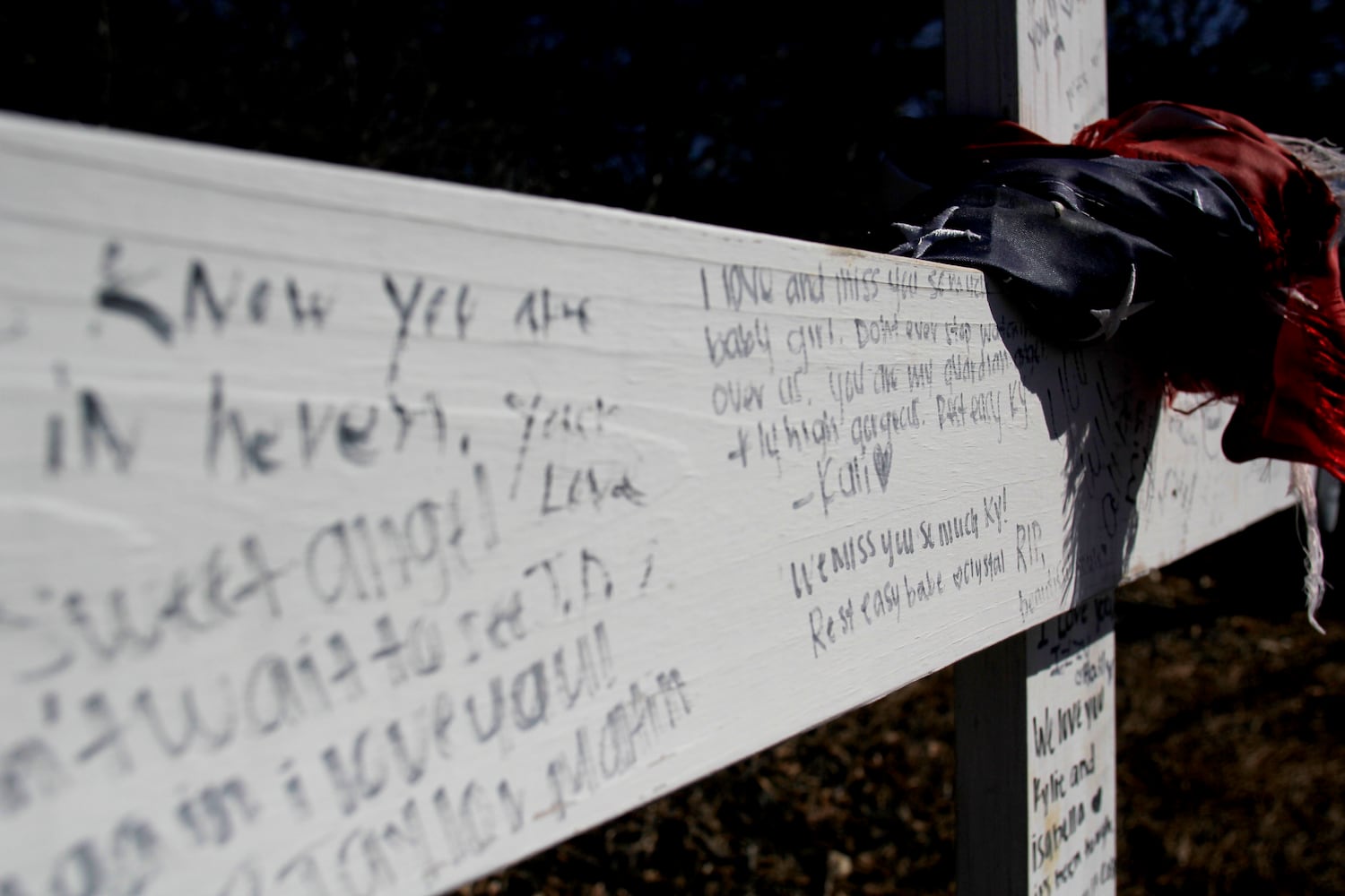 Protest over fatal trooper-involved crash, Feb. 19, 2016