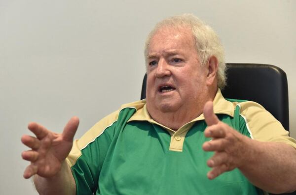 Buford City School Board Chairman Phillip Beard during an August 2018 interview with the The Atlanta Journal-Constitution. (HYOSUB SHIN/hshin@ajc.com)