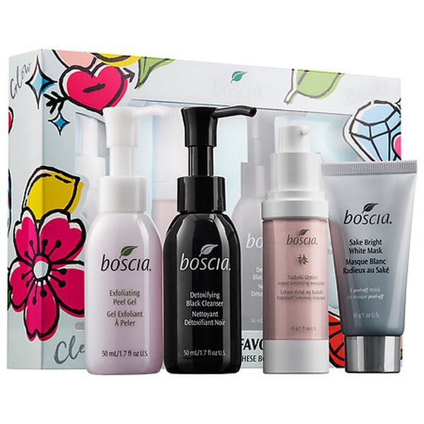 The Japanese Favorites kit is a full skin care regimen from Boscia that celebrates the brand’s Japanese heritage.