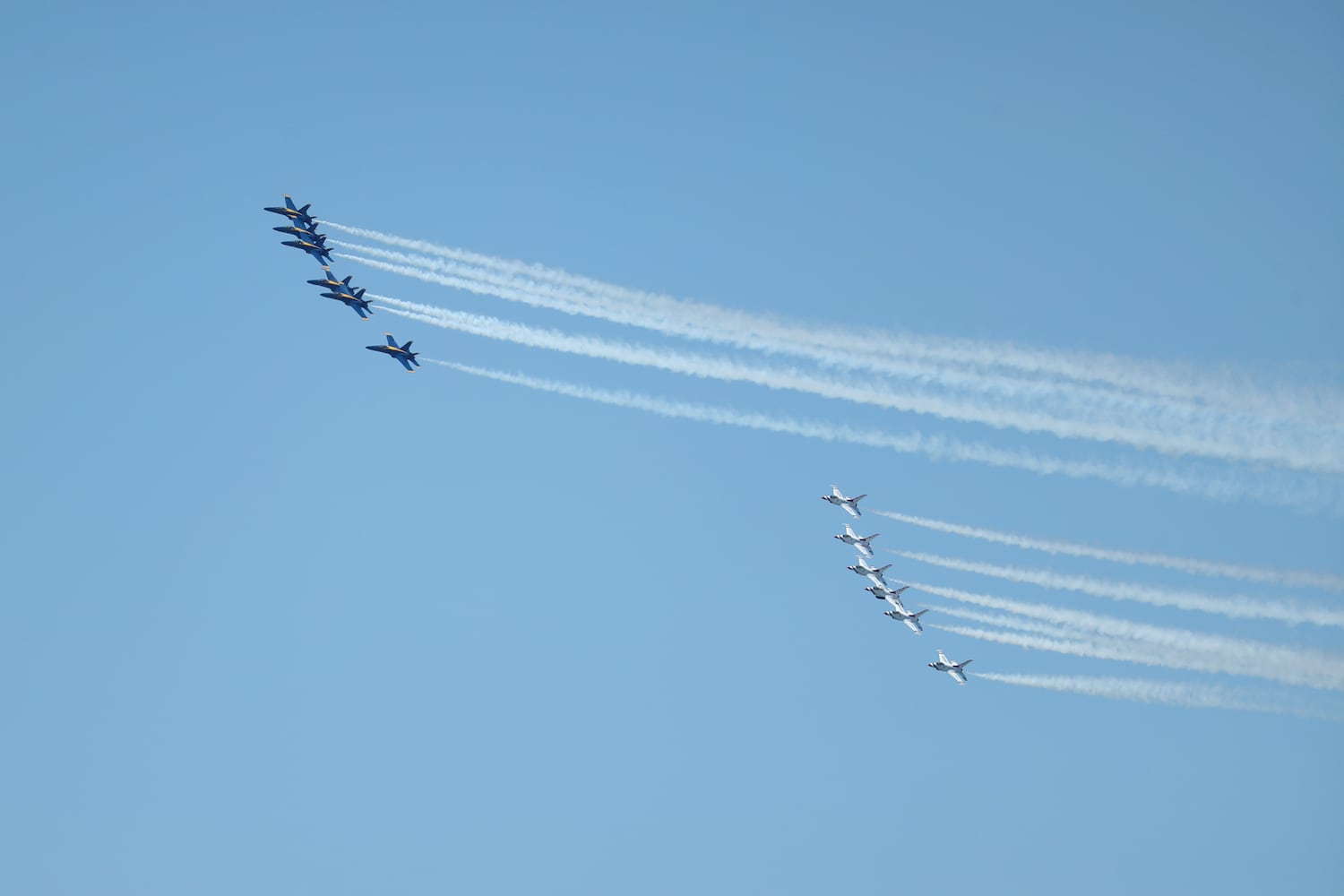 PHOTOS: Blue Angels, Thunderbirds fly over Atlanta