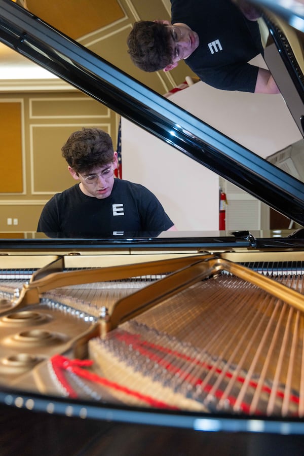 Elias Kremer plays piano at Lenbrook senior living in Atlanta. PHIL SKINNER FOR THE ATLANTA JOURNAL-CONSTITUTION