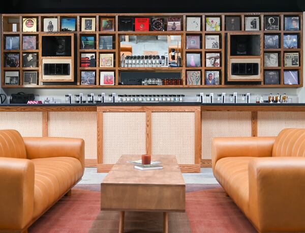 This listening room is set to open in early September inside Block & Drum, a craft distillery in Chamblee that also offers entertainment. (Courtesy of Block & Drum)