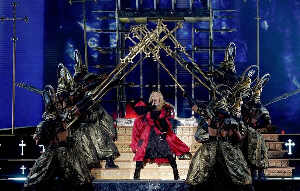 Madonna should have her show down tp the last detail by the time she gets to Philips Arena Jan. 20. Photo: Getty Images.