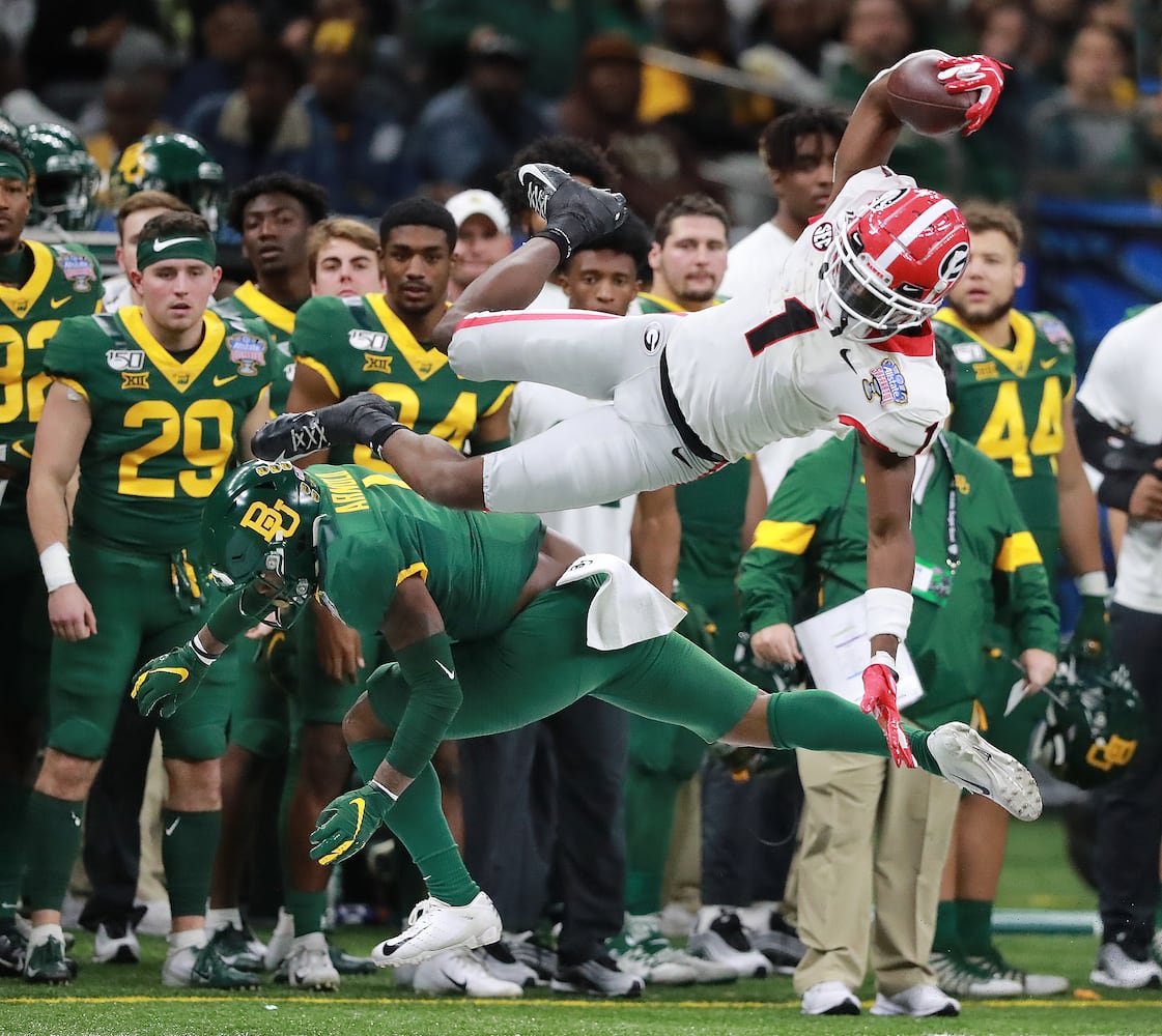 Photos: Bulldogs battle Baylor in Sugar Bowl