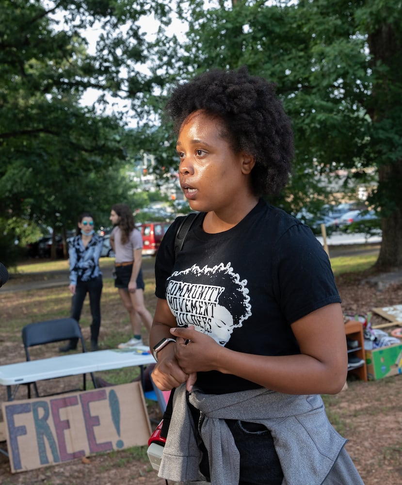 No Copy City protestors at the DeKalb County jail