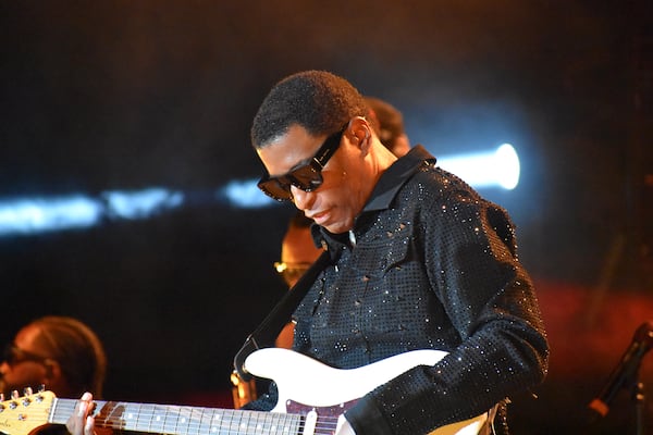 Babyface in concert at the Stockbridge Amphitheater on 09/16/2023.