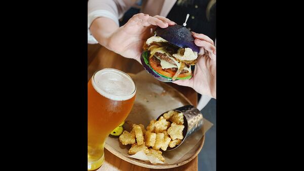 Mission to the Moon Burger at Hyatt.