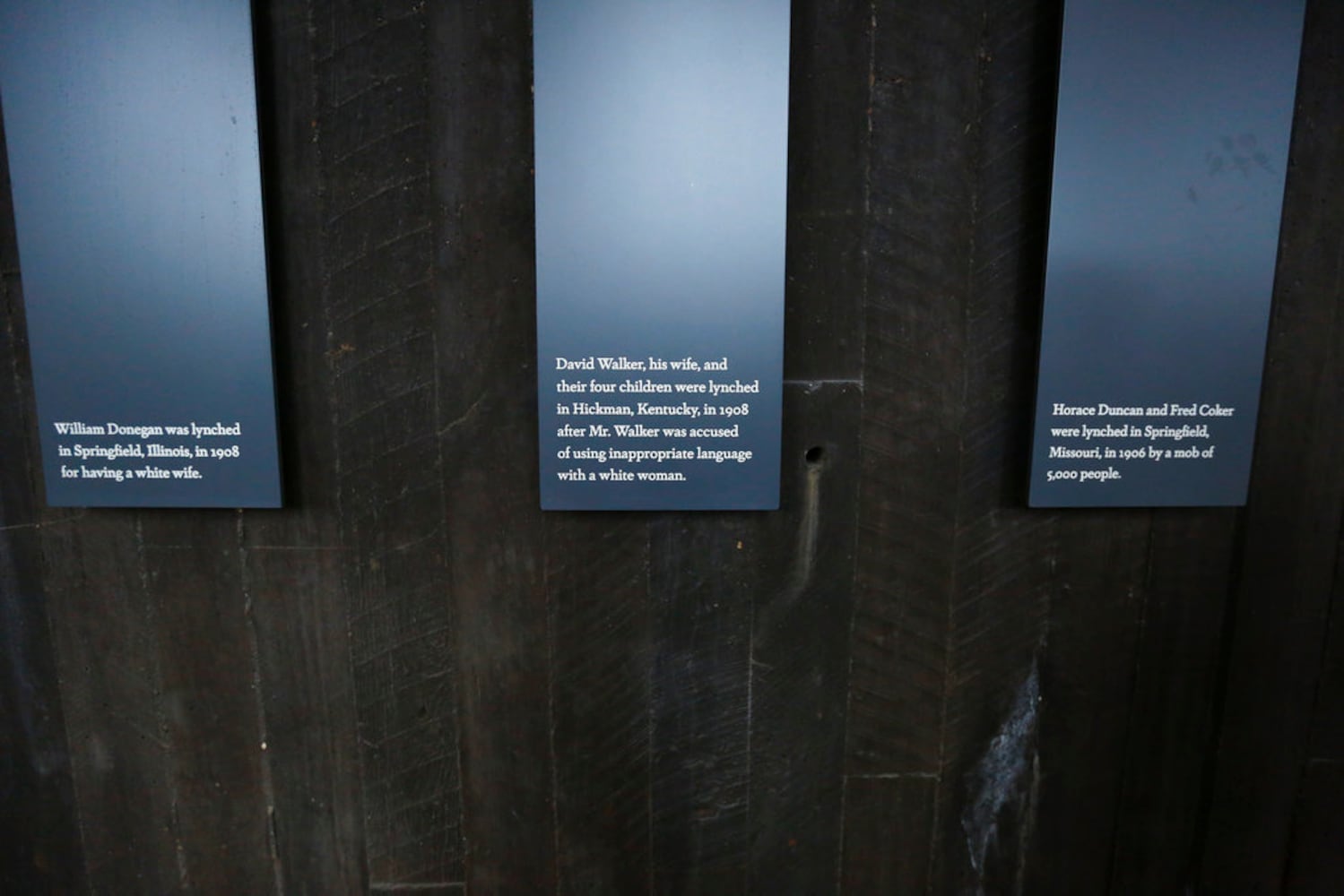 Photos: National Memorial for Peace and Justice for lynching victims opens in Alabama