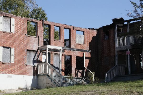 October 23, 2019 - A blighted apartment complex on Verbena Street in northwest Atlanta. Bob Andres / robert.andres@ajc.com