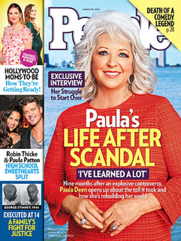 Paula Deen compared herself to MIchael Sam, the college football player who revealed he was gay.