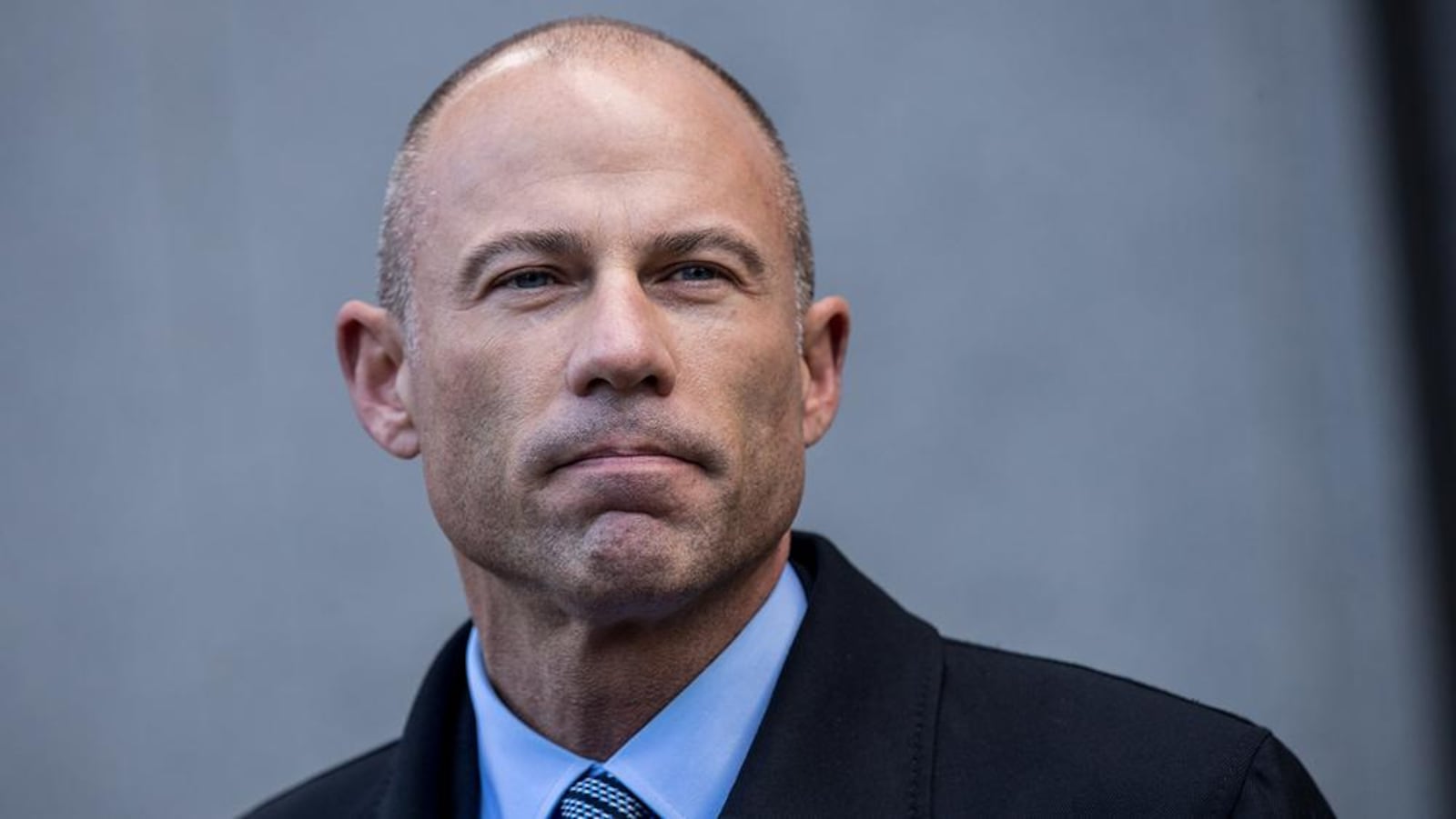 Michael Avenatti, attorney for Stormy Daniels, speaks to reporters as he exits the United States District Court Southern District of New York for a hearing related to Michael Cohen, President Trump's longtime personal attorney and confidante, April 16, 2018 in New York City.  Cohen and lawyers representing President Trump are asking the court to block Justice Department officials from reading documents and materials related to Cohen's relationship with President Trump that they believe should be protected by attorney-client privilege. Officials with the FBI, armed with a search warrant, raided Cohen's office and two private residences last week.