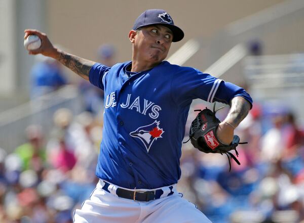 Jesse Chavez has had two stints with the Blue Jays. (AP Photo/Chris O'Meara)