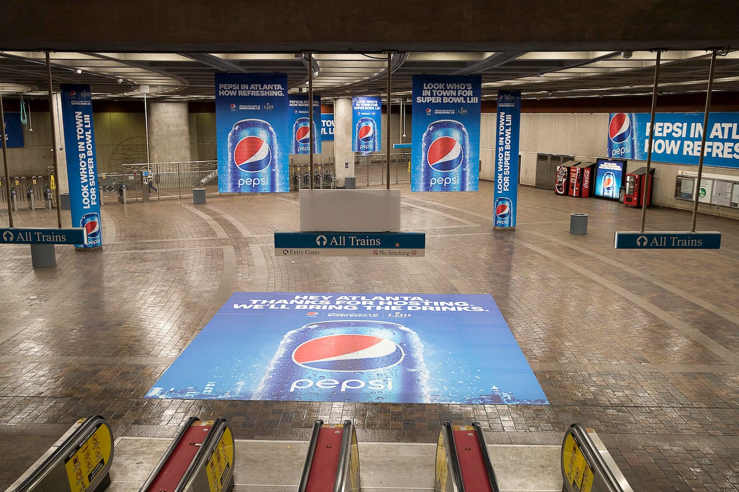 Photos: Pepsi invades Atlanta ahead of Super Bowl 53