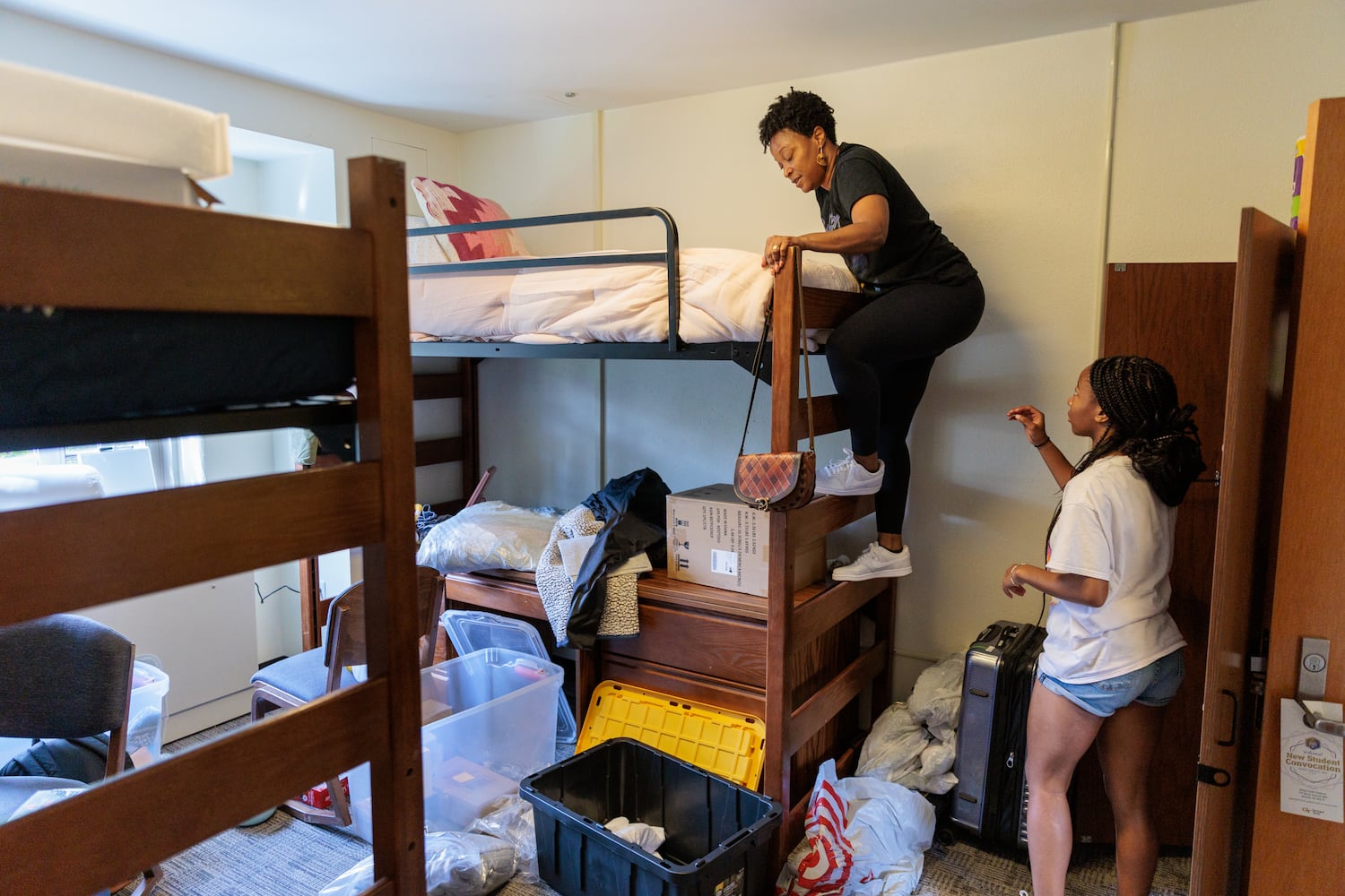 college move-in