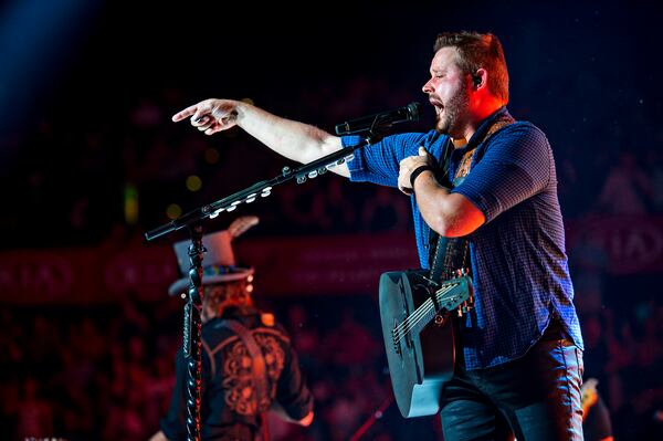 Randy Houser amped up the crowd with his muscular country rock. Photo: JONATHAN PHILLIPS / SPECIAL