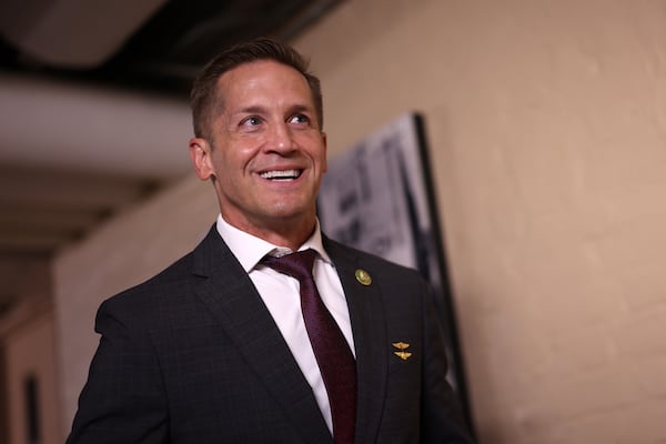 U.S. Rep. Rich McCormick of Georgia leaves a House Republican caucus meeting at the U.S. Capitol on Sept. 19, 2023, in Washington, D.C. (Kevin Dietsch/Getty Images/TNS)