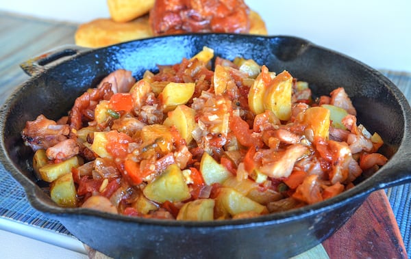 Chef Eddie Hernandez's Turkey Chile Hash / Photo by Chris Hunt